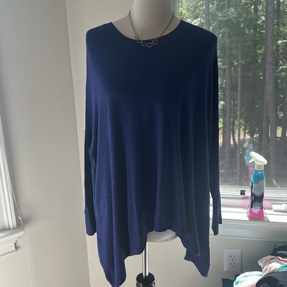 Eileen Fisher Purple Soft & Cozy Knit Jersey Sweater, S/P, EUC - Picture 4 of 7